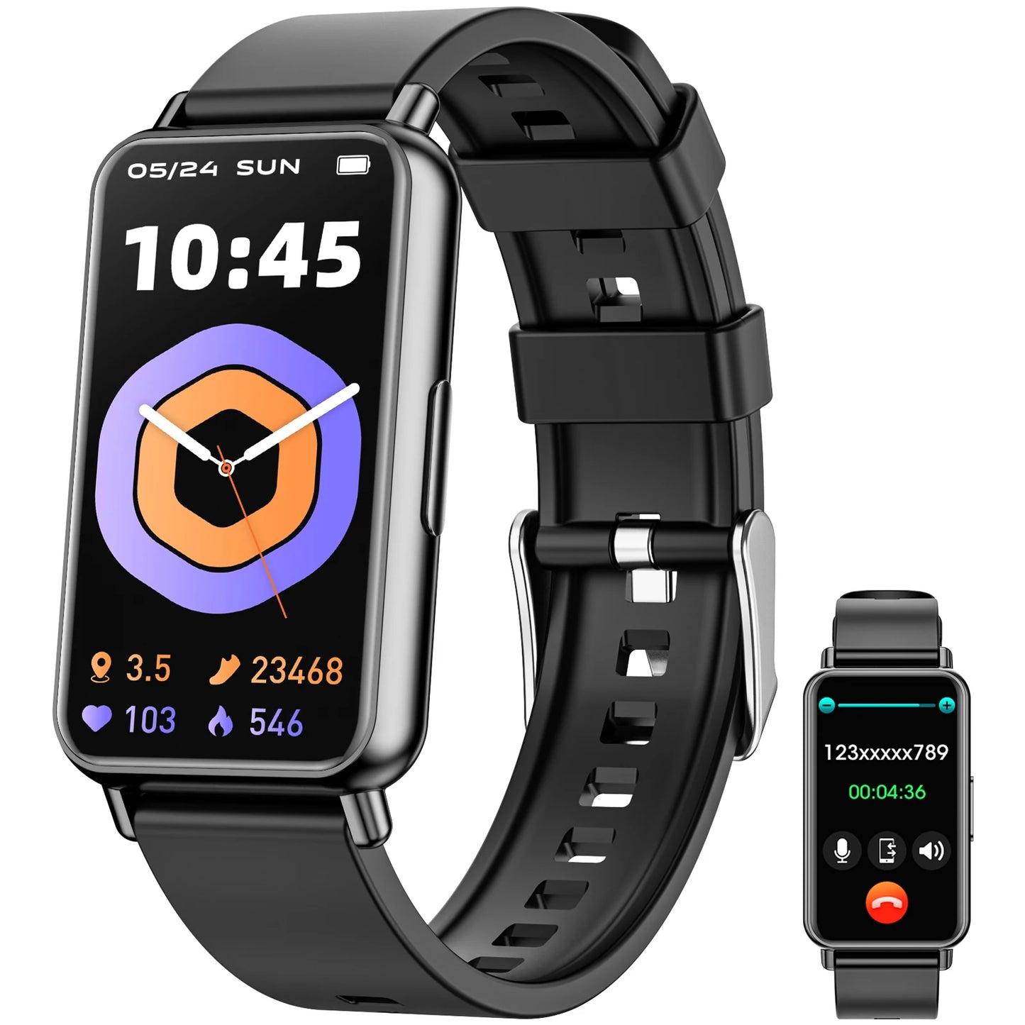 Women Smartwatch 2024 Womens  Men 1.45 Screen Bluetooth Call Sports Watch  With Android
