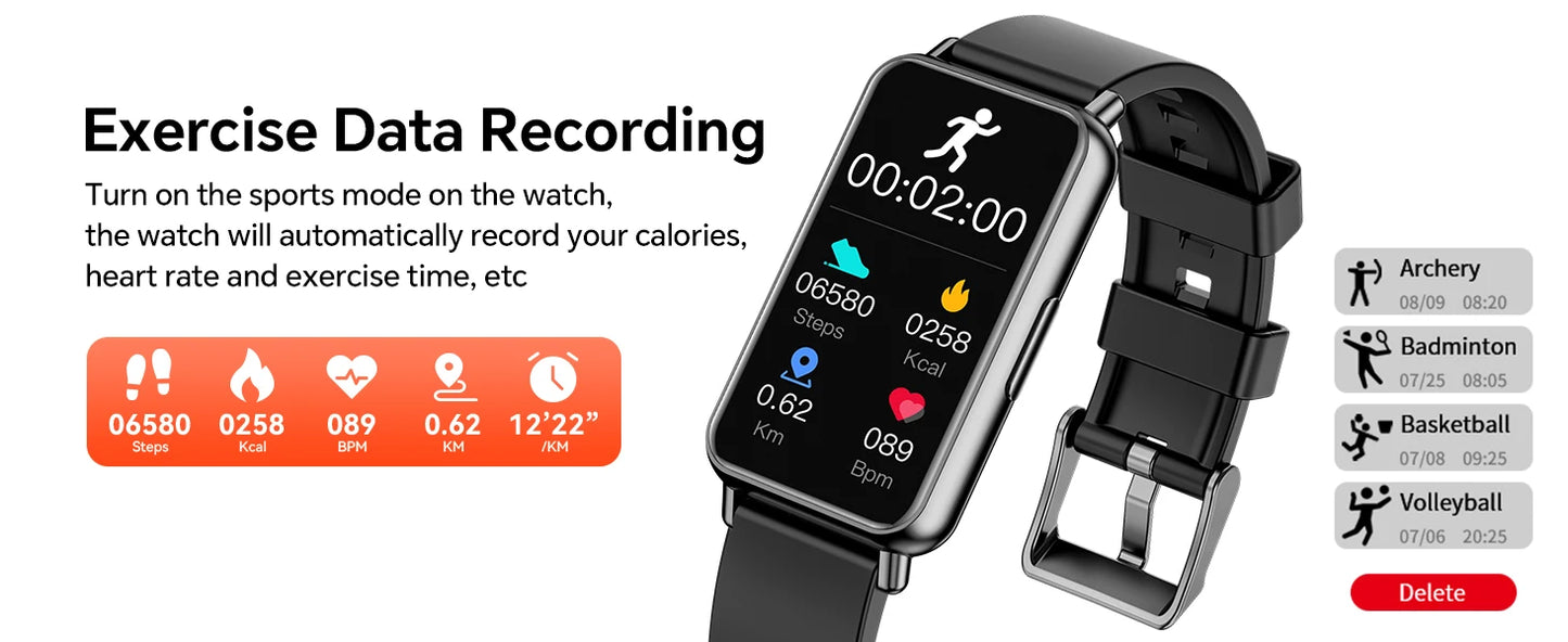 Women Smartwatch 2024 Womens  Men 1.45 Screen Bluetooth Call Sports Watch  With Android