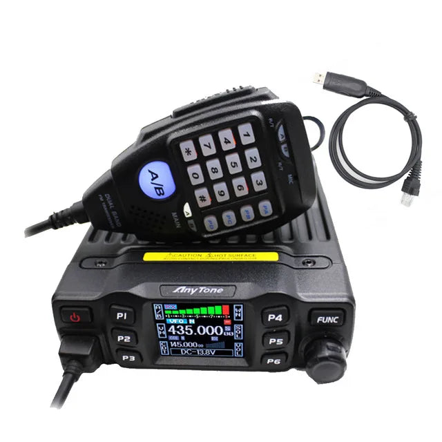 AnyTone AT-778UV 25W Dual Band 136-174 & 400-480MHz Amateur Radio, Automotive Mount