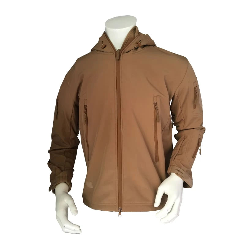 LQARMY Outdoor Waterproof SoftShell Jacket Hunting windbreaker hiking rain camping fishing