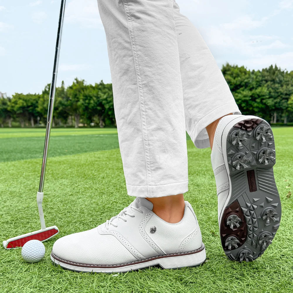 New Spikes Golf Shoes Men Size 7-14 Golf Sneakers Walking Footwear for Golfers