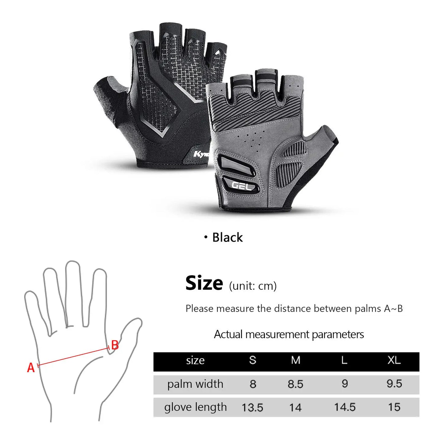 Cycling Gloves Anti- Slip Half Finger Gel Pad Shock-Absorbing Riding Gloves Summer Half-Finger Men Women
