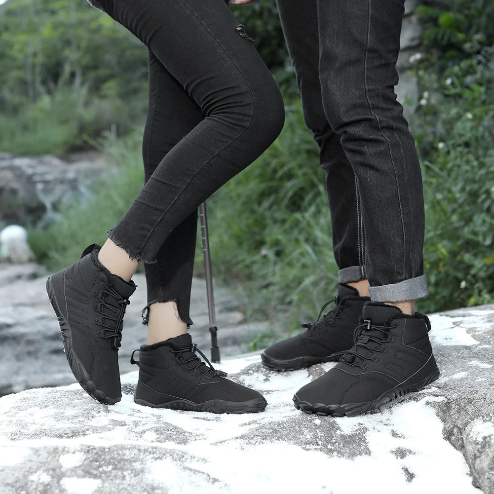 Men Women Thick snow boots waterproof shock-absorbing warm couple high-top