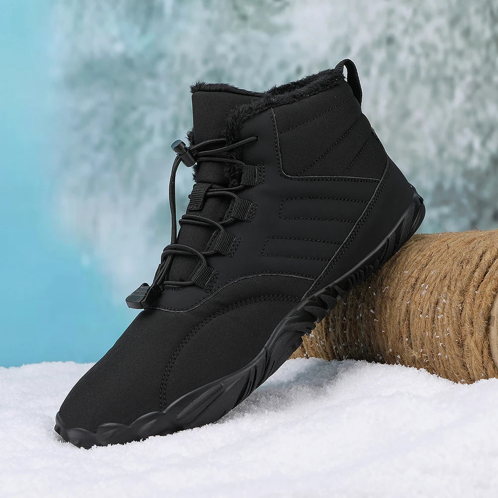 Men Women Thick snow boots waterproof shock-absorbing warm couple high-top