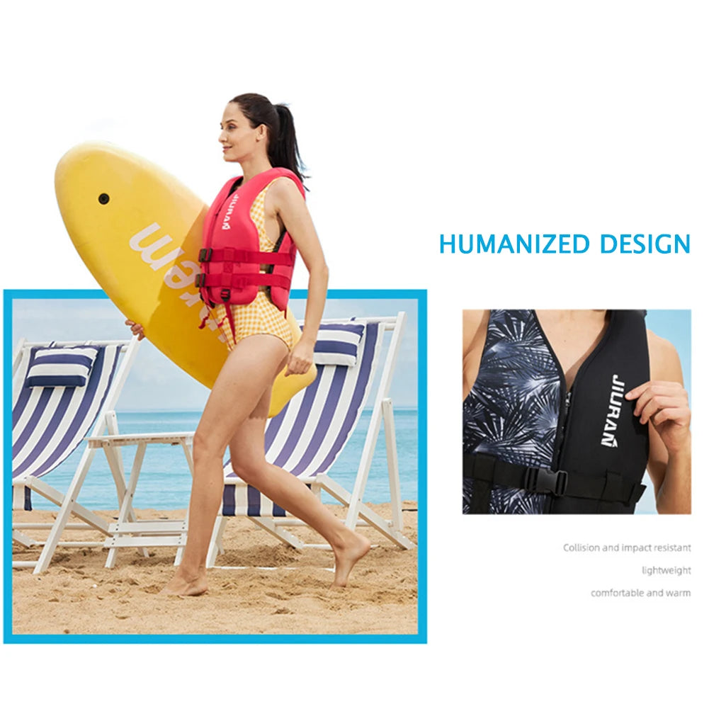 Adjustable Buoyancy Survival Suit Neoprene Wear-resistant Water Sports