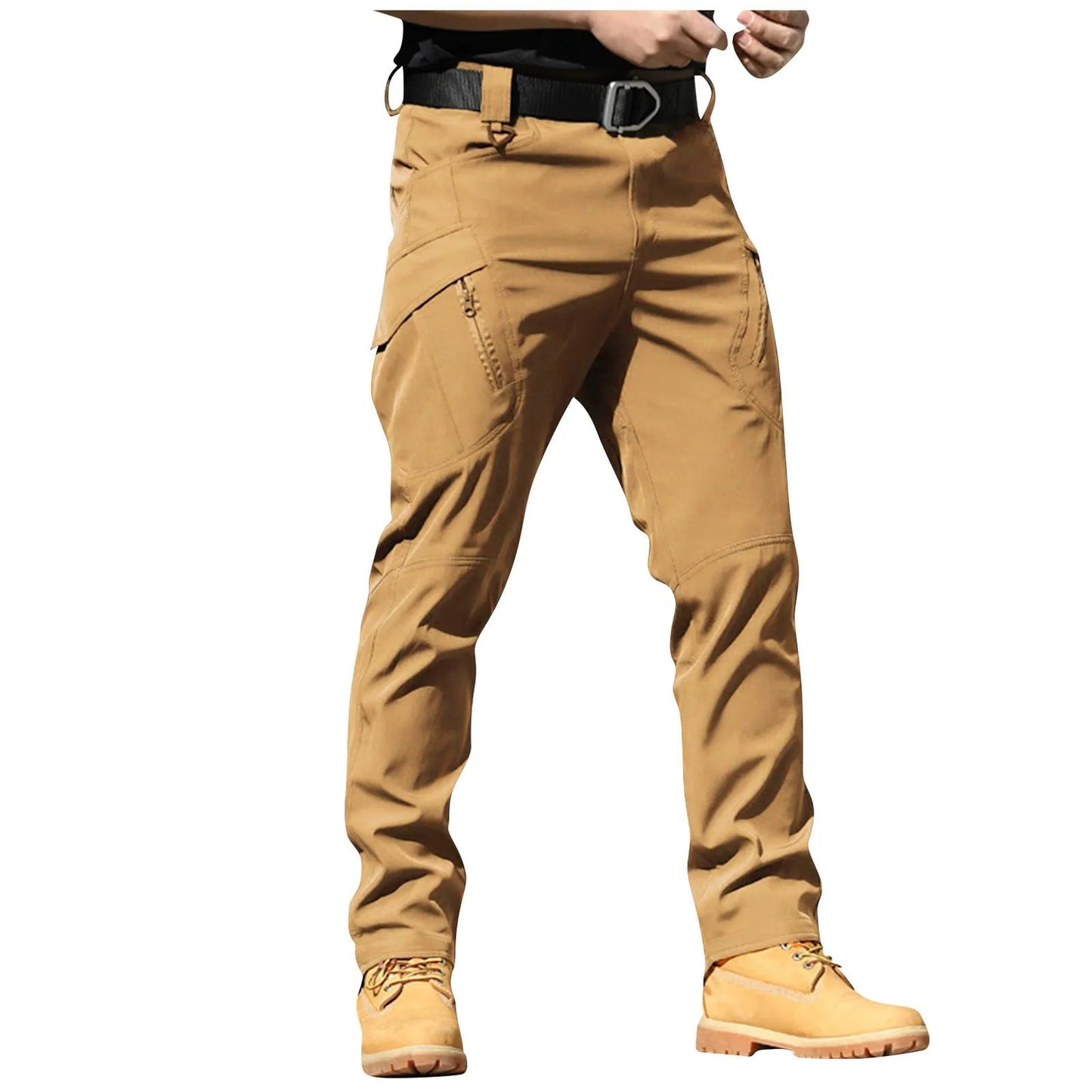 Spring-Autumn Outdoor Stretch Water-Resistant Hiking Trousers Wear-Resistant Utility Pants
