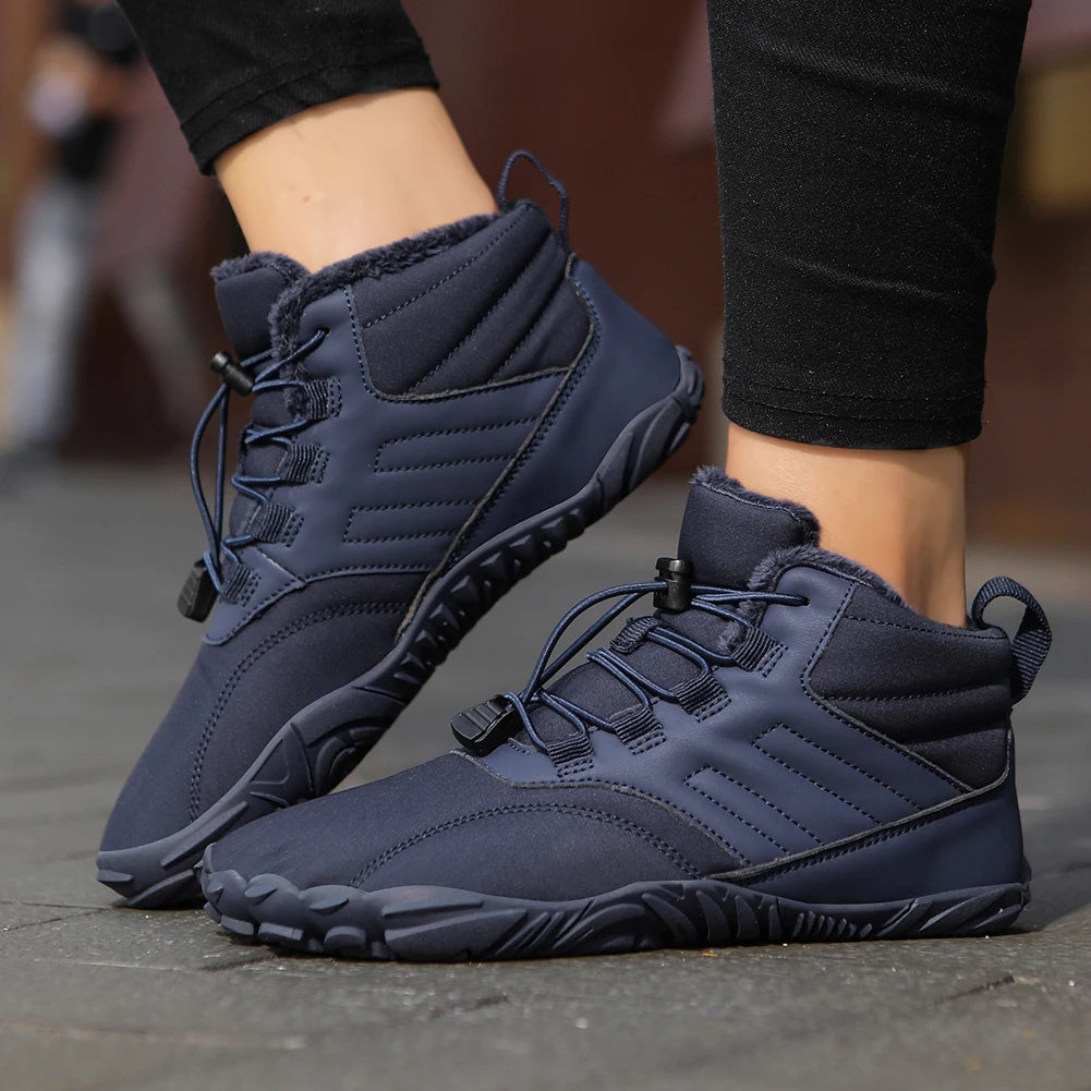 Men Women Thick snow boots waterproof shock-absorbing warm couple high-top