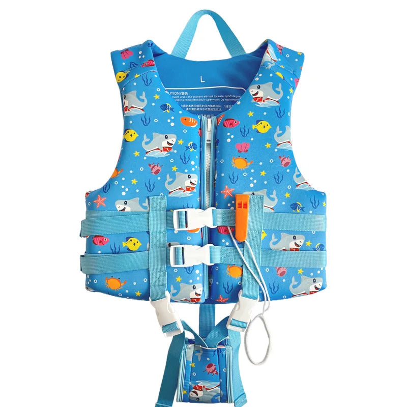 Aid Flotation Device  kayaking Boating  Vest Safety Survival Suit Kids Swimming
