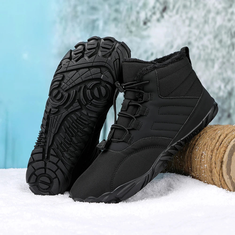 Men Women Thick snow boots waterproof shock-absorbing warm couple high-top