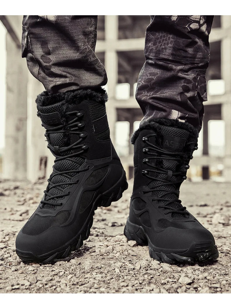 Ankle Winter Warm Shoes Boots Climbing Hiking Shoes Men Women Snow Boots Durable