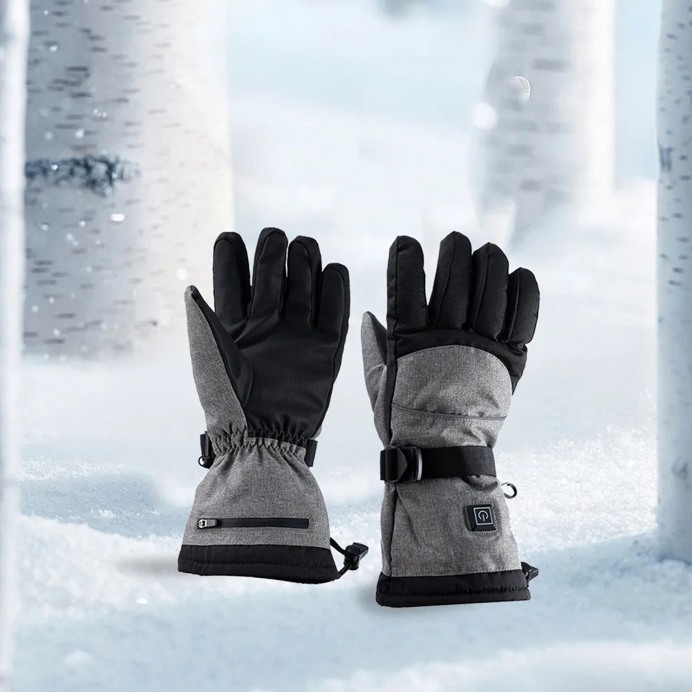 3/2/1pcs Electric Heated Motorcycle Gloves Touch Screen Hand Warmers Gloves for Men Women