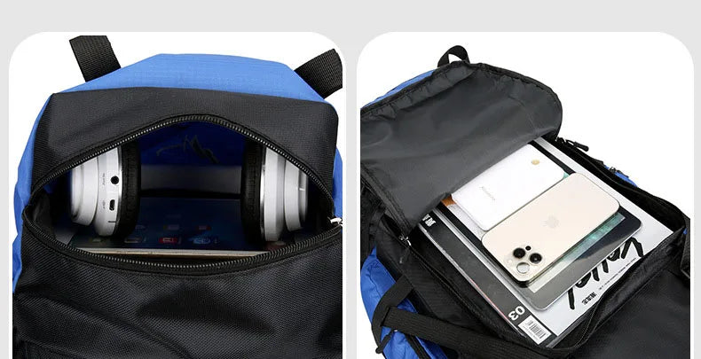 Oulylan 90-liter Camping Extra Large Large Capacity Traveling Luggage Bag with Water Splashing Prevention Backpack