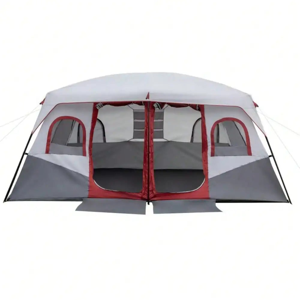 Camping Tent Cabin Tent 10 Person 2 Rooms Waterproof Shelter