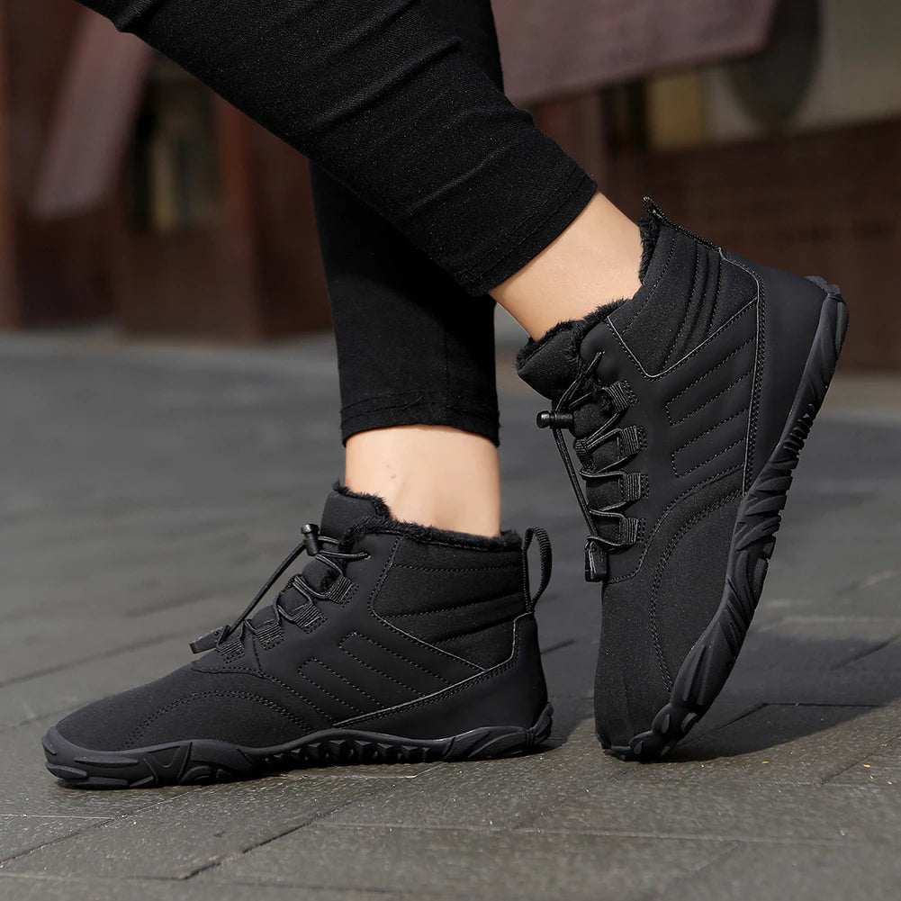 Men Women Thick snow boots waterproof shock-absorbing warm couple high-top