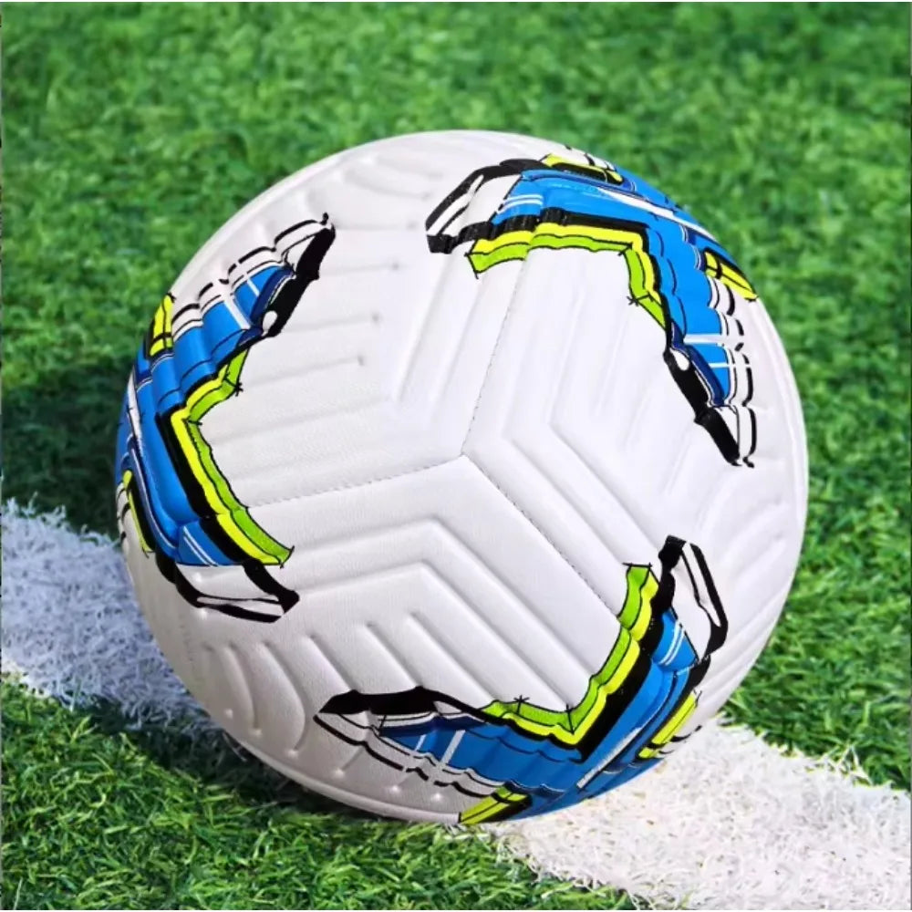 Size 5 Machine-Stitched Soccer Ball PU PVC Training Football