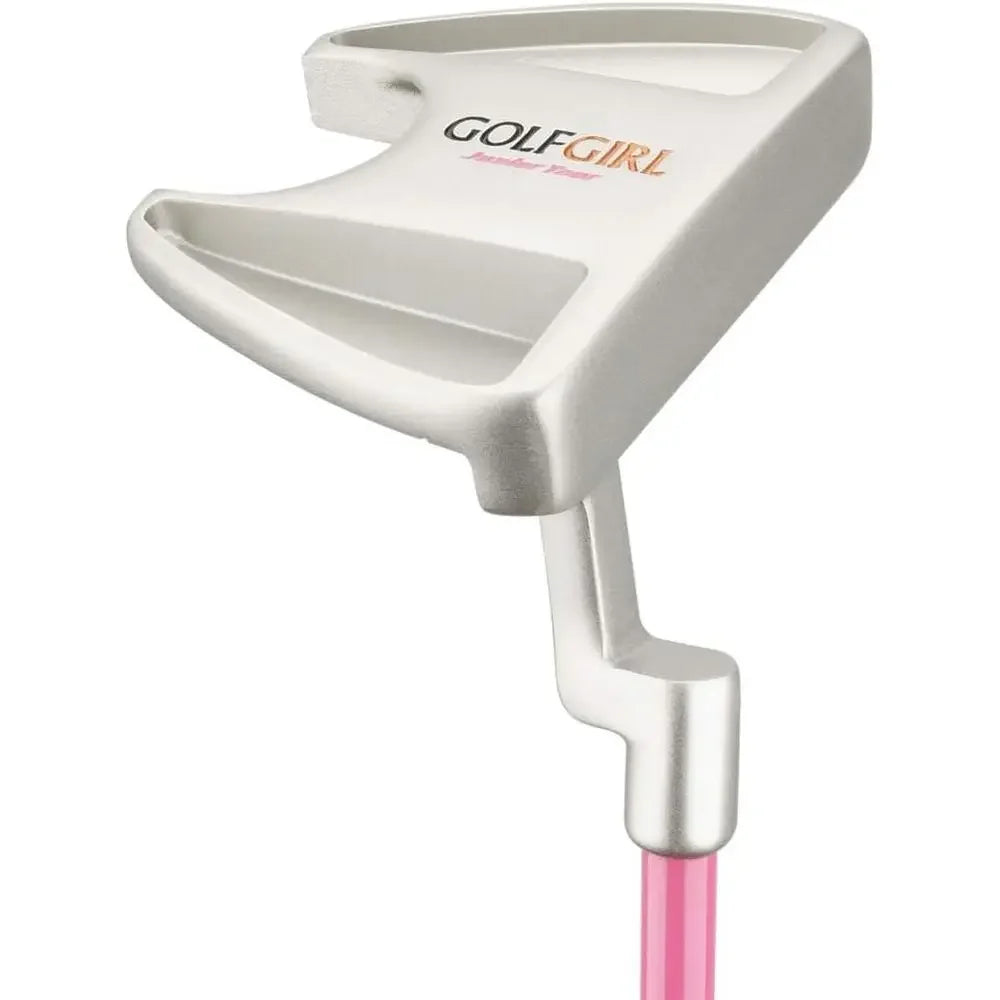 Pink Right-Handed Junior Girls Golf Set with Clubs and Bag