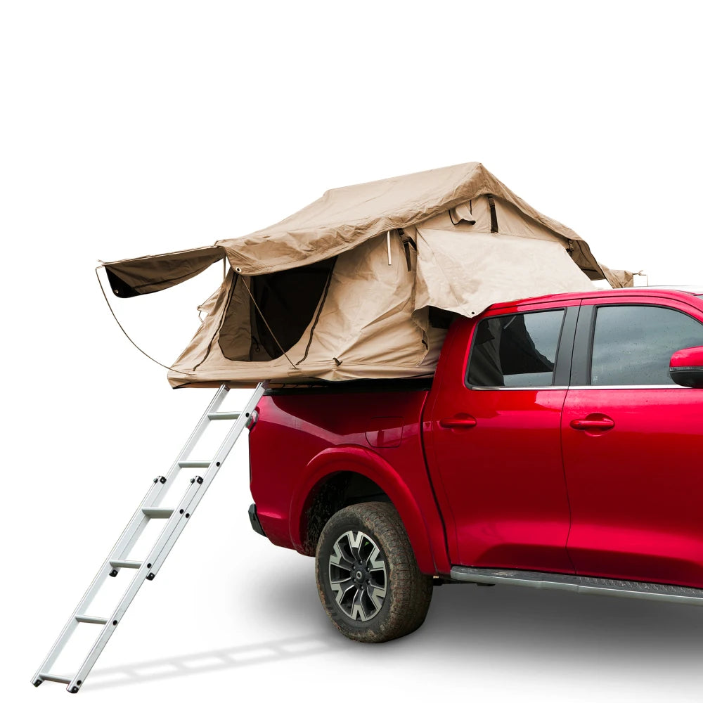 Roof tent with 280TC 2000 waterproof lattice cloth for using as a Camping Necessity