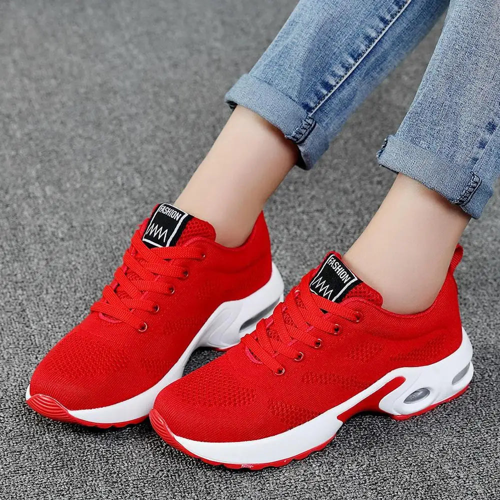 Women Breathable Sneakers Breathable Training Shoes Women Training Shoes Tennis Shoes Outdoor Sports Footwear Air Cushion