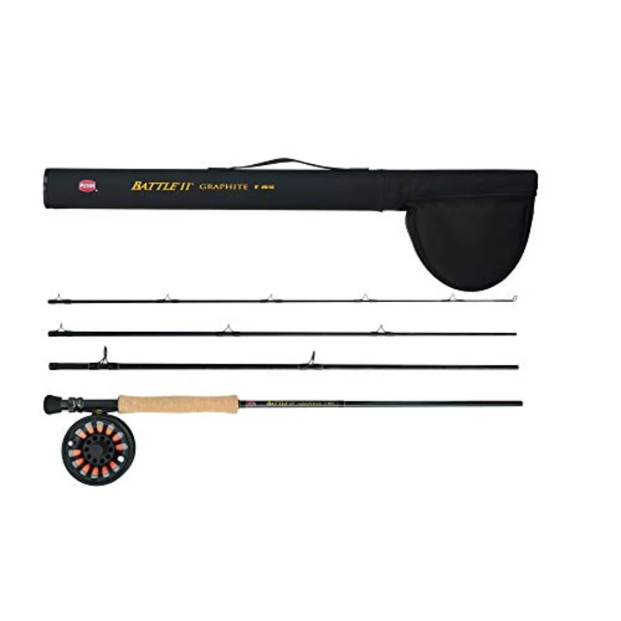 Penn Battle Fly Outfit Reel and Fishing Rod Combo for Precision Fly Fishing in Rivers and Streams Lightweight Design