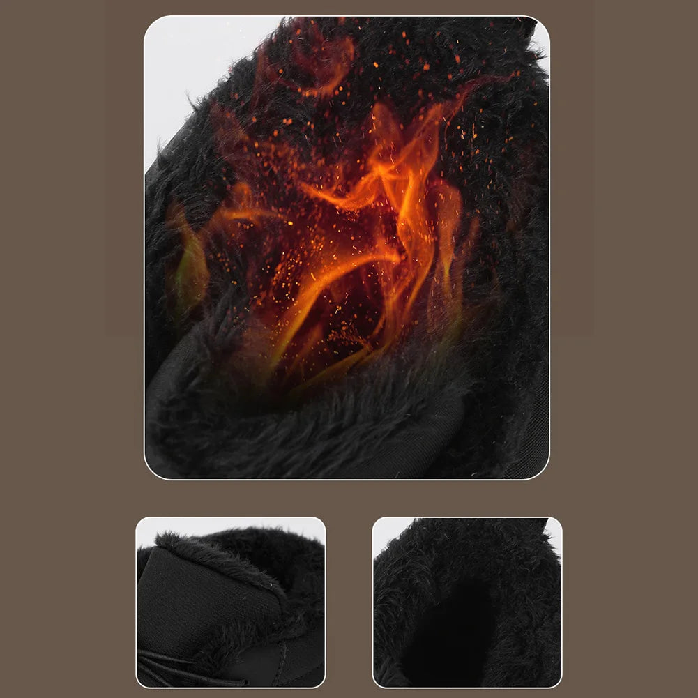 Men Women Thick snow boots waterproof shock-absorbing warm couple high-top