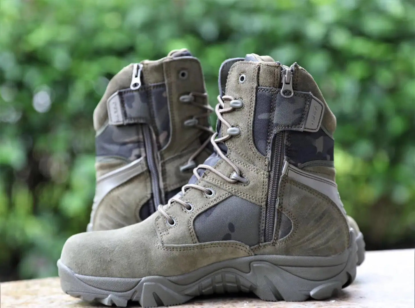 Climbing Outdoor Mens Work Safety Boots Camouflage Desert Boots  Outdoor Hiking Boots