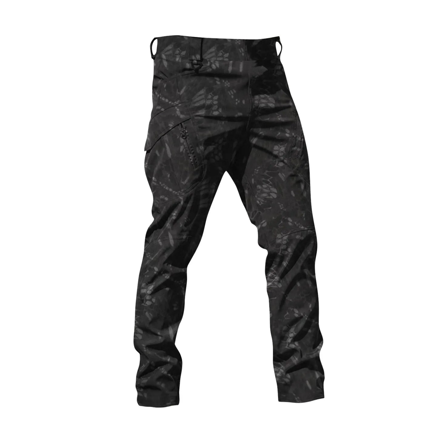 Spring-Autumn Outdoor Stretch Water-Resistant Hiking Trousers Wear-Resistant Utility Pants