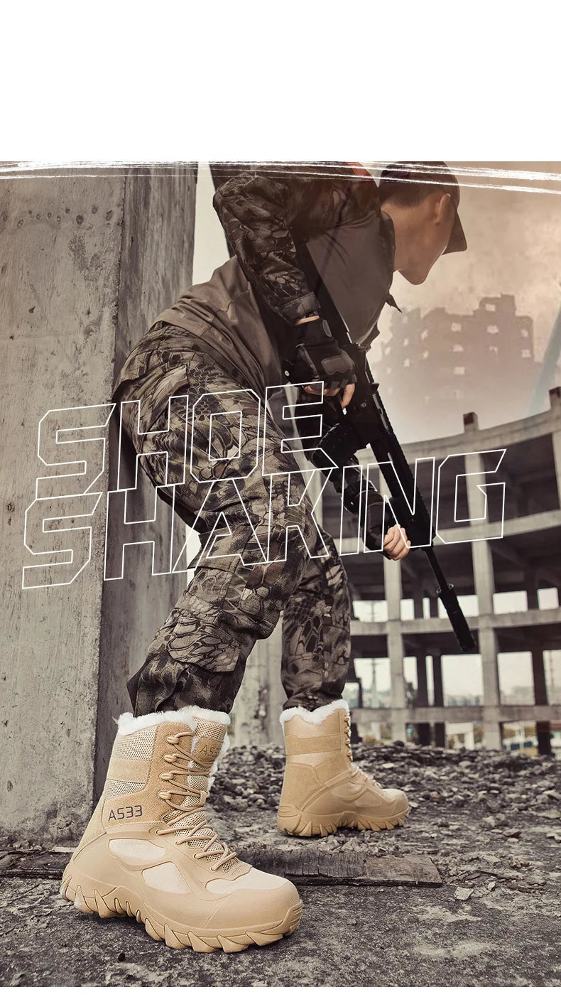 Ankle Winter Warm Shoes Boots Climbing Hiking Shoes Men Women Snow Boots Durable