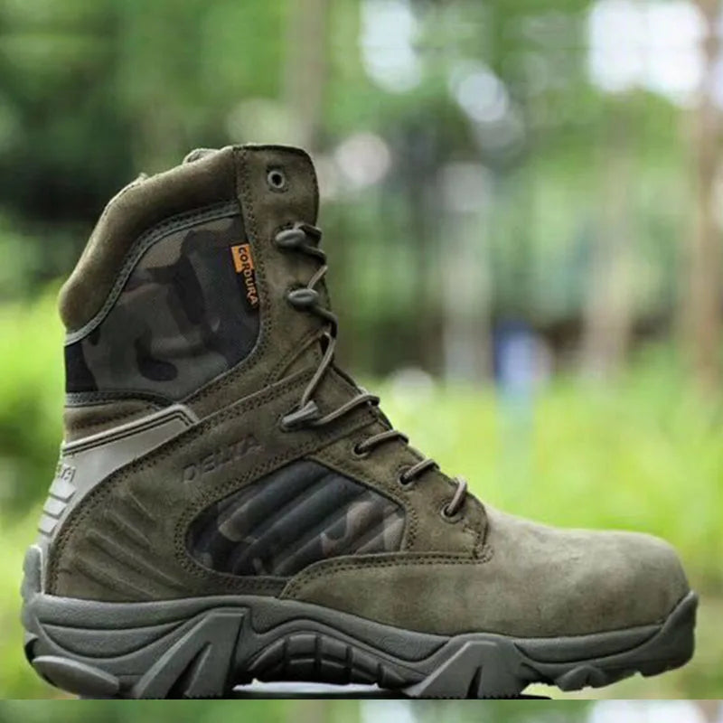 Climbing Outdoor Mens Work Safety Boots Camouflage Desert Boots  Outdoor Hiking Boots