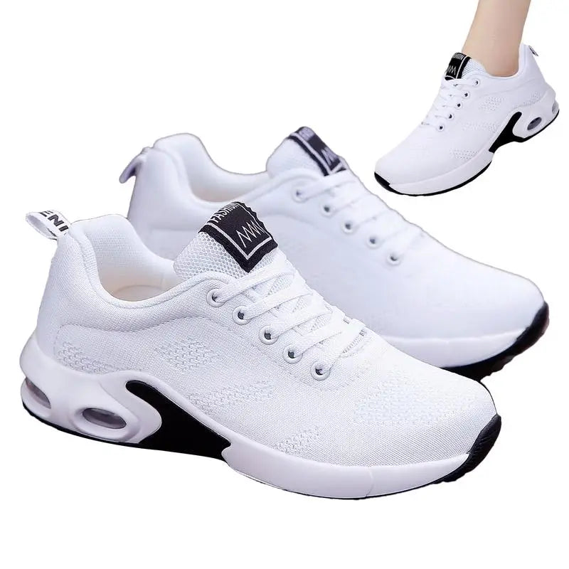 Women Breathable Sneakers Breathable Training Shoes Women Training Shoes Tennis Shoes Outdoor Sports Footwear Air Cushion