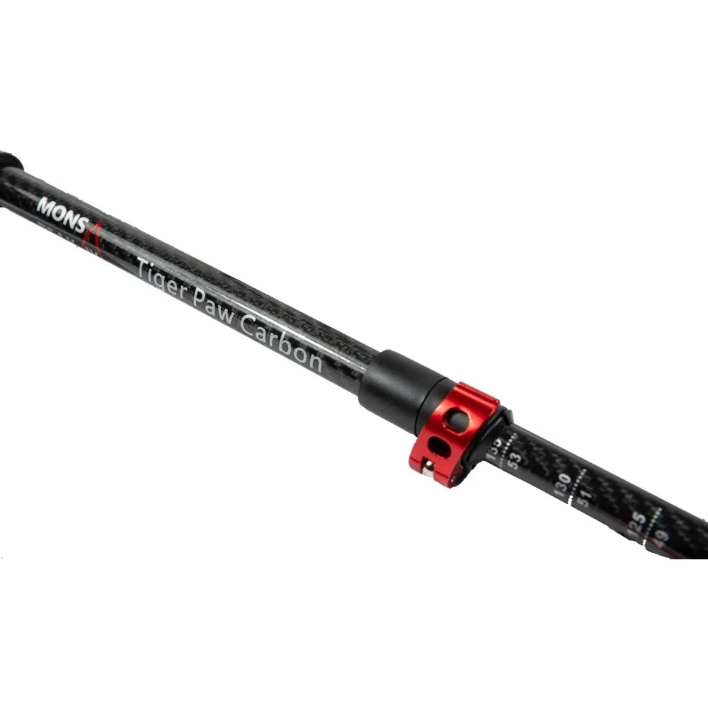 Carbon fiber hiking pole snowshoe line - cork grip ultra-light foldable adjustable