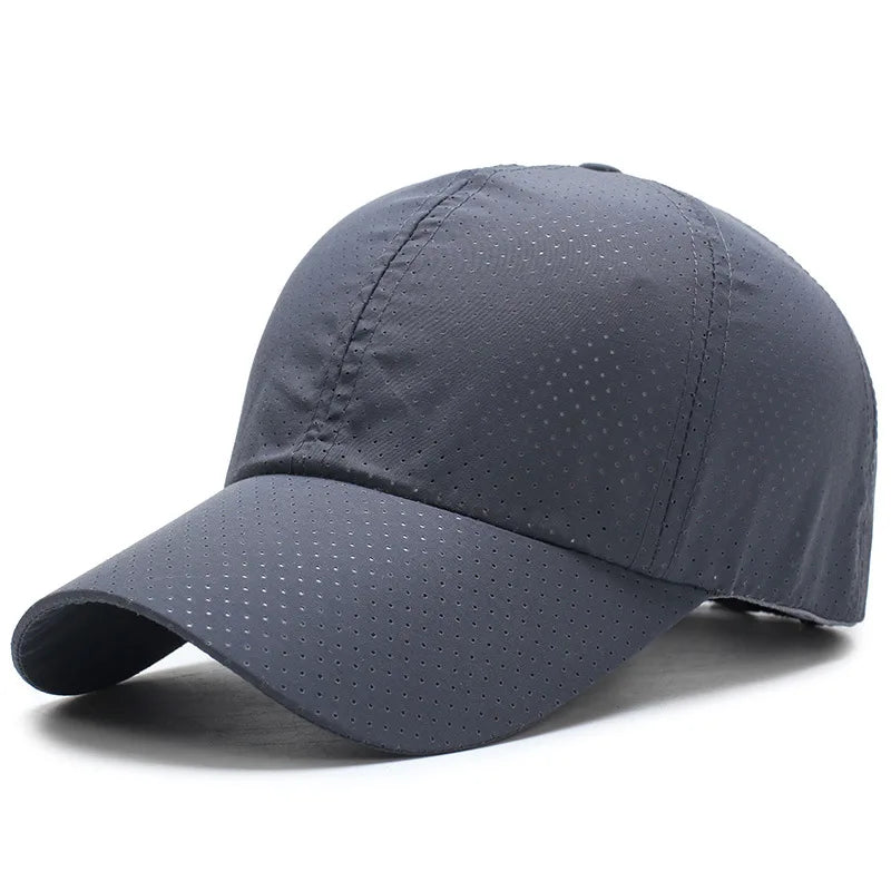 Breathable Baseball Cap Solid Thin Mesh Portable Quick Dry Sun Hat For Women Men Golf Caps Tennis Running Hiking Camping