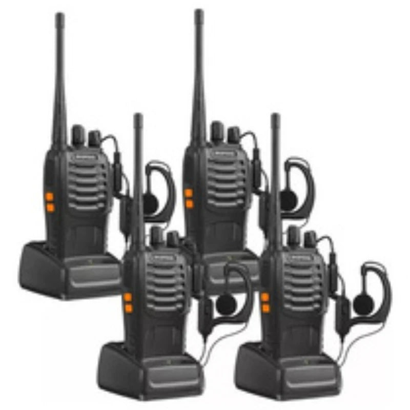 2PCS 4PCS 6PCS 2800mAh Baofeng BF-888S Walkie Talkie 888s 5W 400-470MHz UHF BF888s BF 888S USB Charger