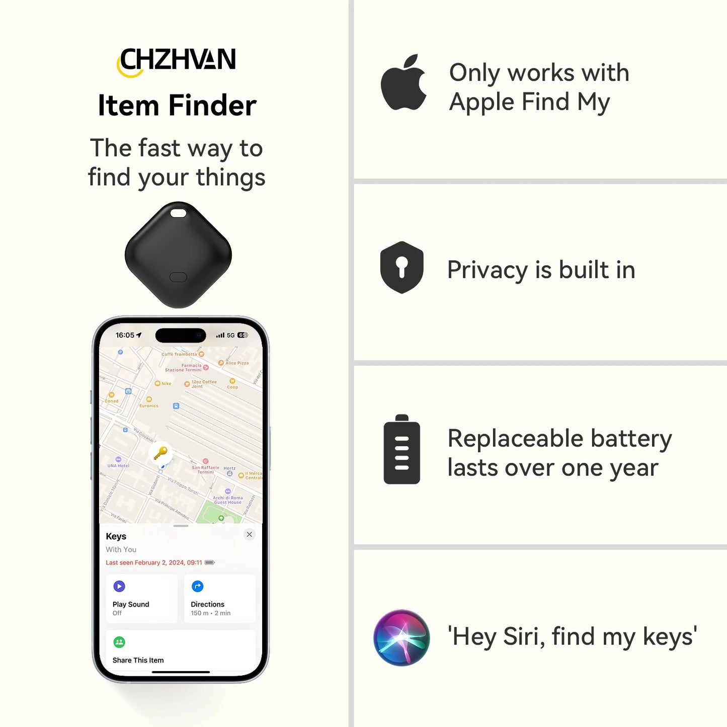 Smart Tracker For Find My APP Child/Pet Item Finder