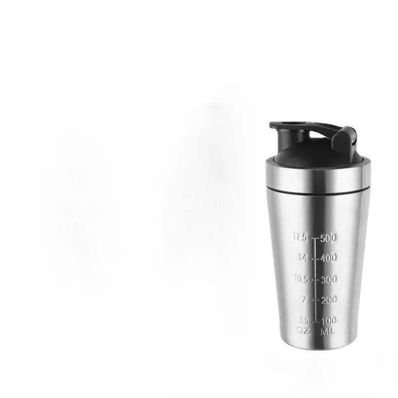 Stainless Steel Cup Vacuum Mixer Outdoor Drink Kettle Detachable Double Layer Shaker Water Bottle