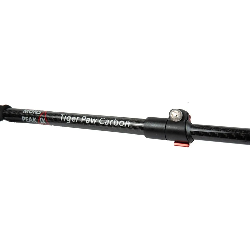 Carbon fiber hiking pole snowshoe line - cork grip ultra-light foldable adjustable