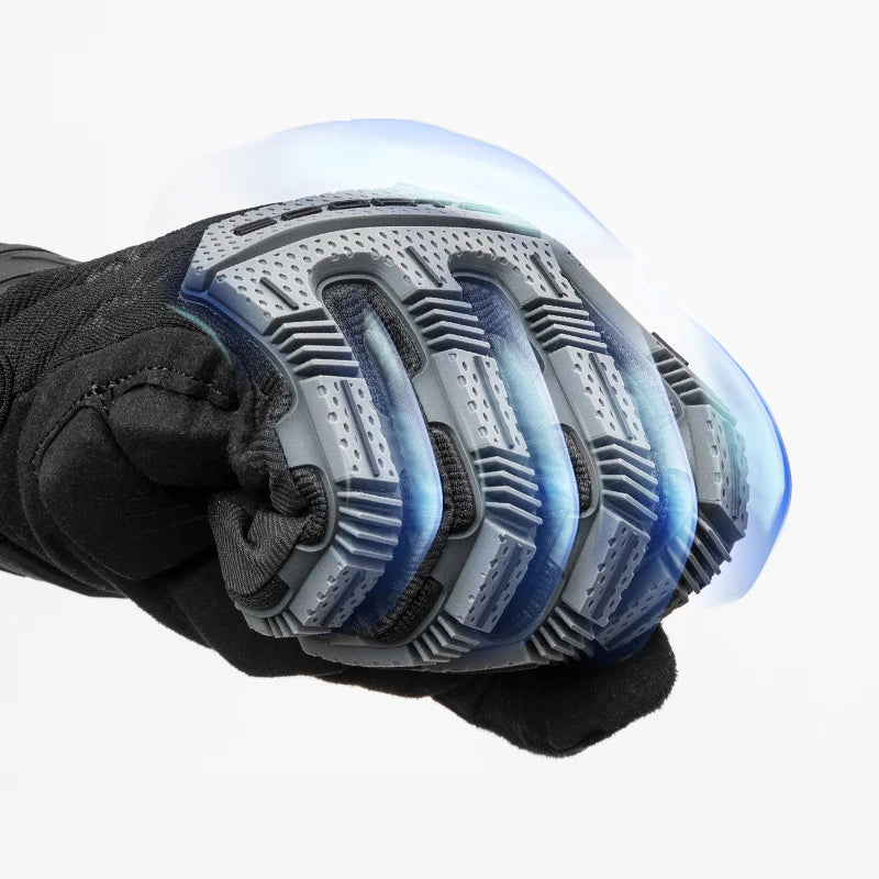 ROCKBROS Cycling Gloves Thickened Pad Shockproof Breathable GEL Warmer Full Finger