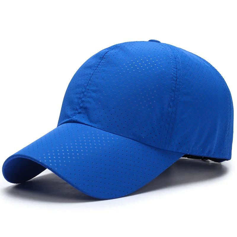 Breathable Baseball Cap Solid Thin Mesh Portable Quick Dry Sun Hat For Women Men Golf Caps Tennis Running Hiking Camping