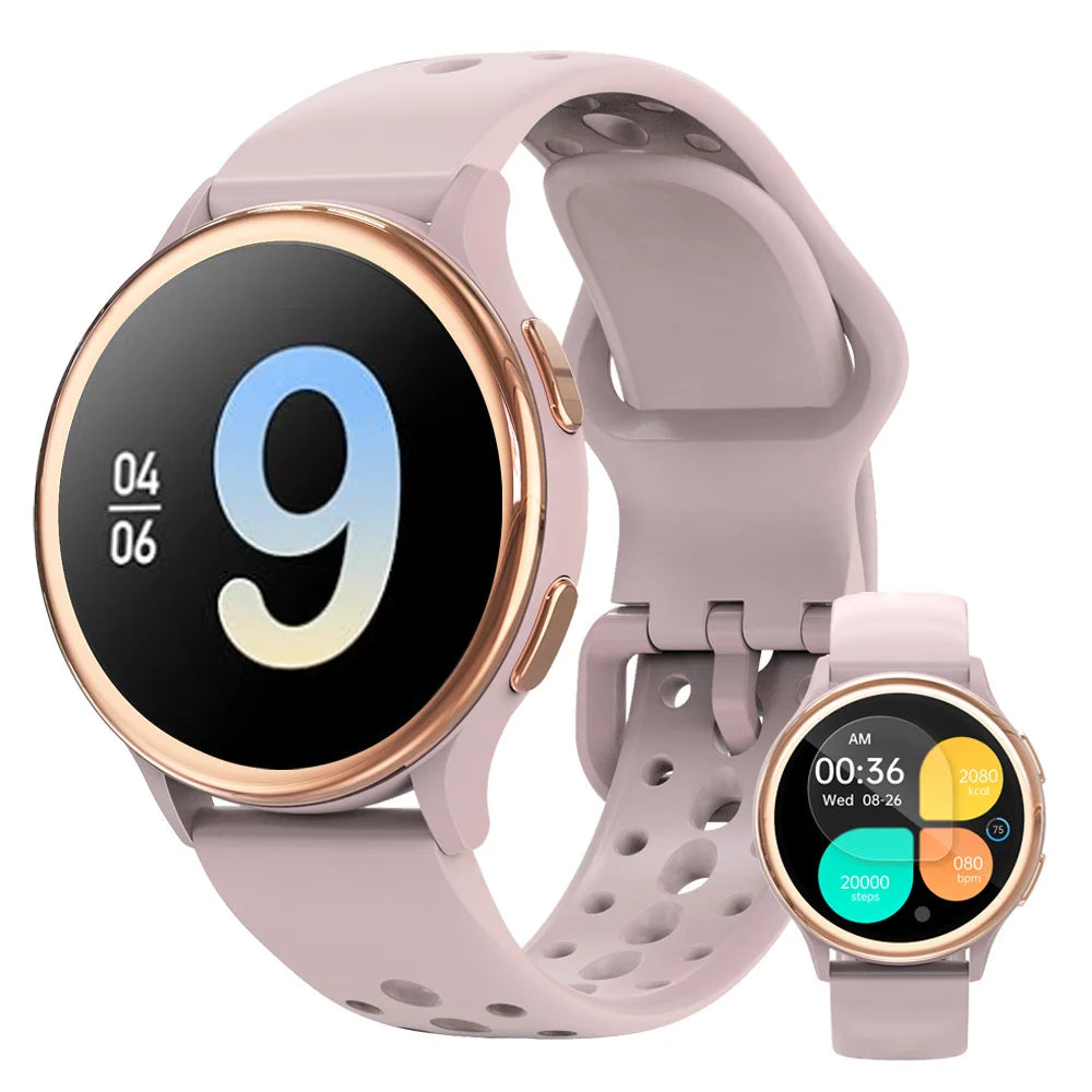 Smart Watches for Women, 1.27" Fitness Tracker Smartwatch for iPhone & Android, Activity T