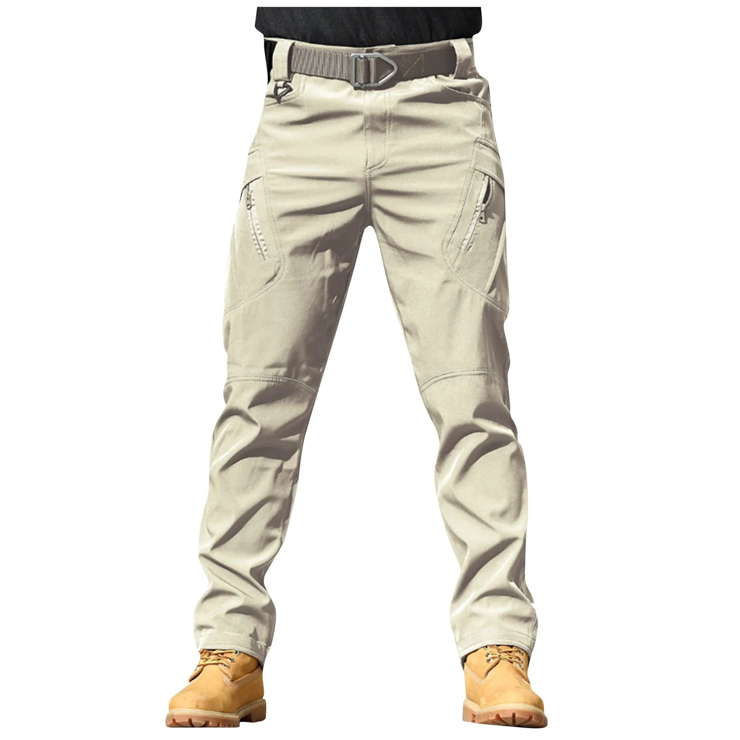 Spring-Autumn Outdoor Stretch Water-Resistant Hiking Trousers Wear-Resistant Utility Pants