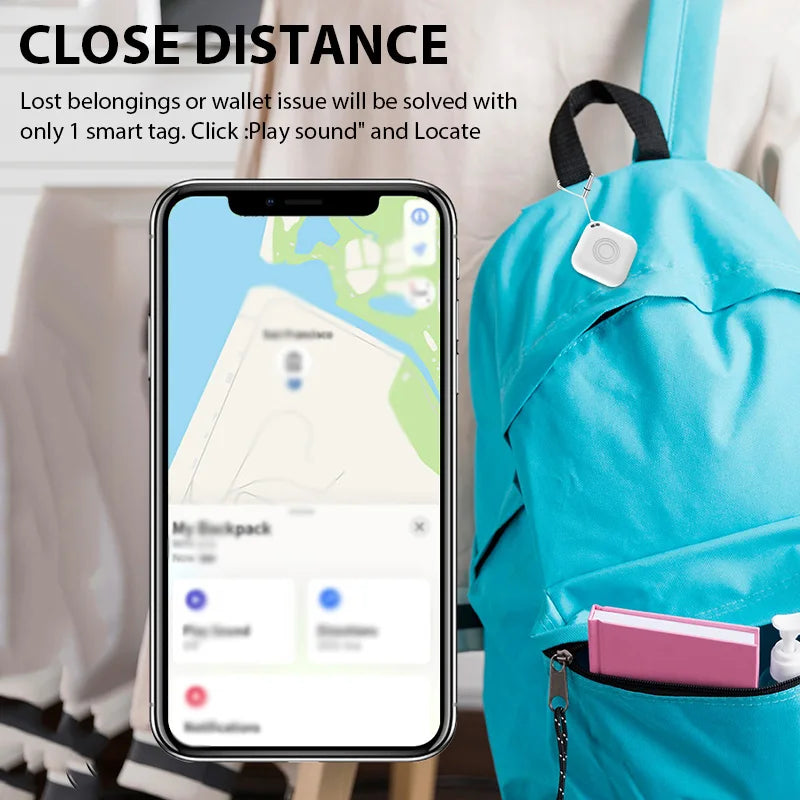 4PCS Smart Tag iPhone GPS Tracker Air tag Work with Apple Find My APP Offers Security-protection Pets From Getting Lost