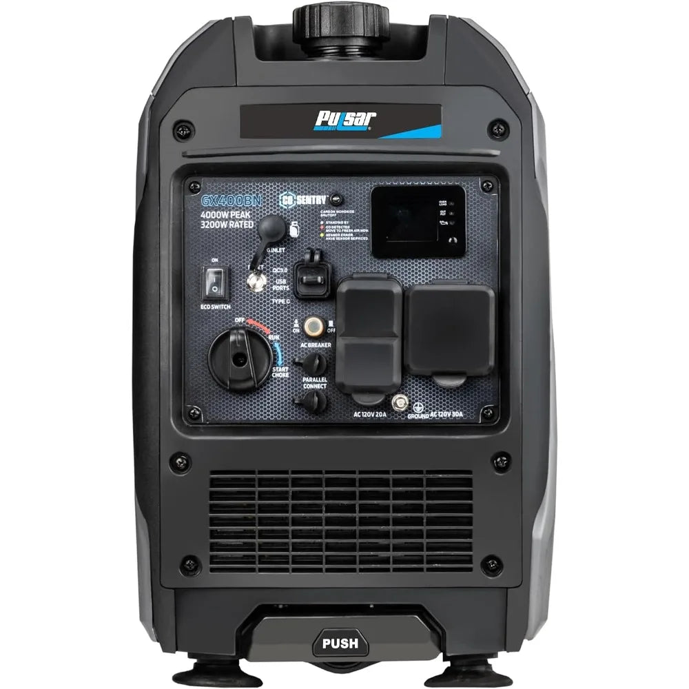 US Local Stock Best Choice GX400BN 4000W Portable Ultra Quiet Dual Fuel and Parallel Capability RV Ready Generator
