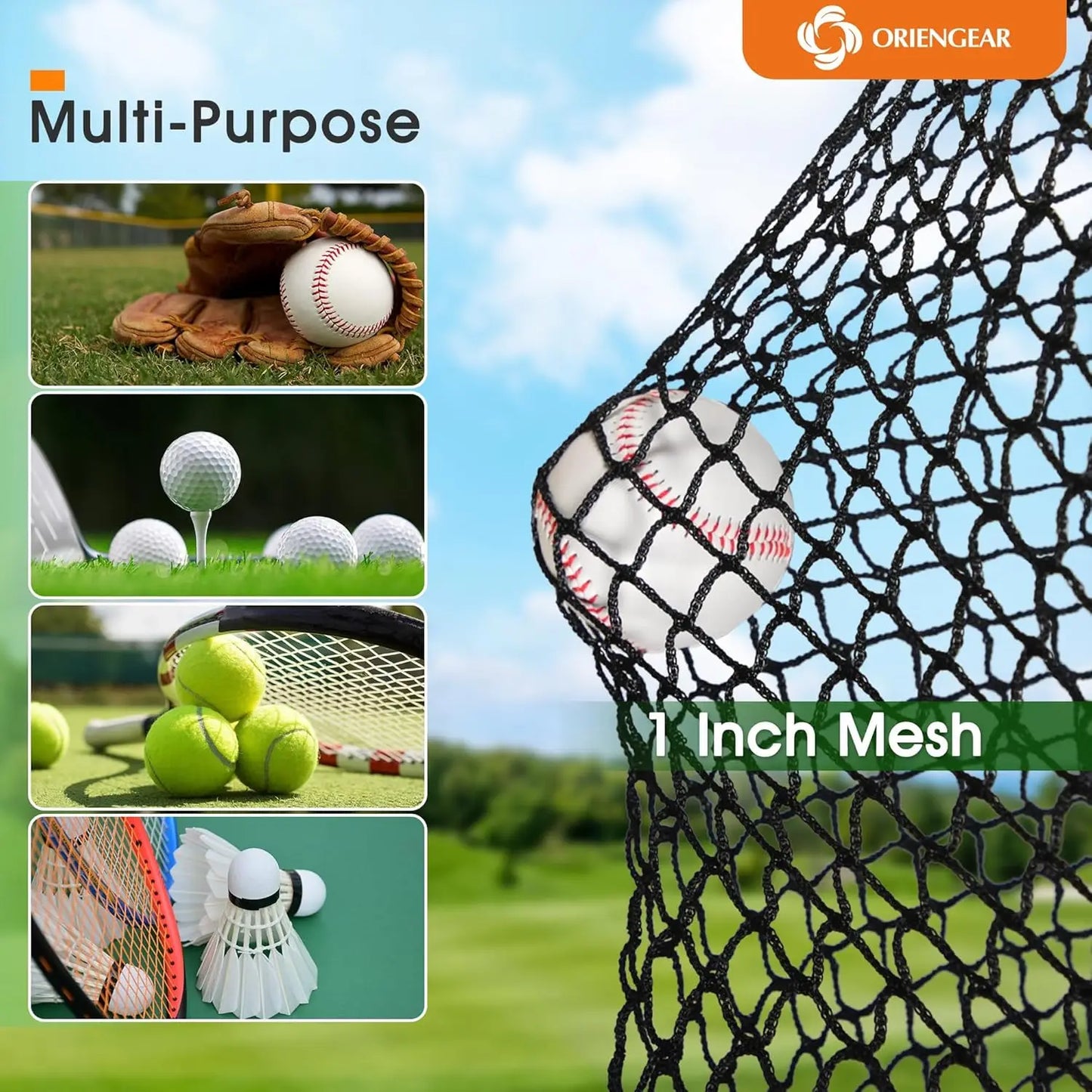Baseball Cage for Backyard, Baseball Training Equipment Netting