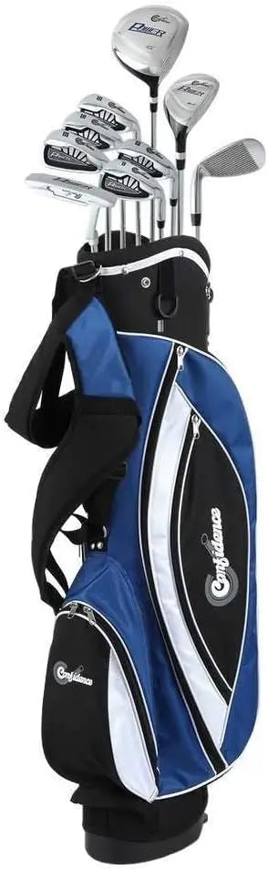 Golf Mens Power V3 Club Set and Stand Bag