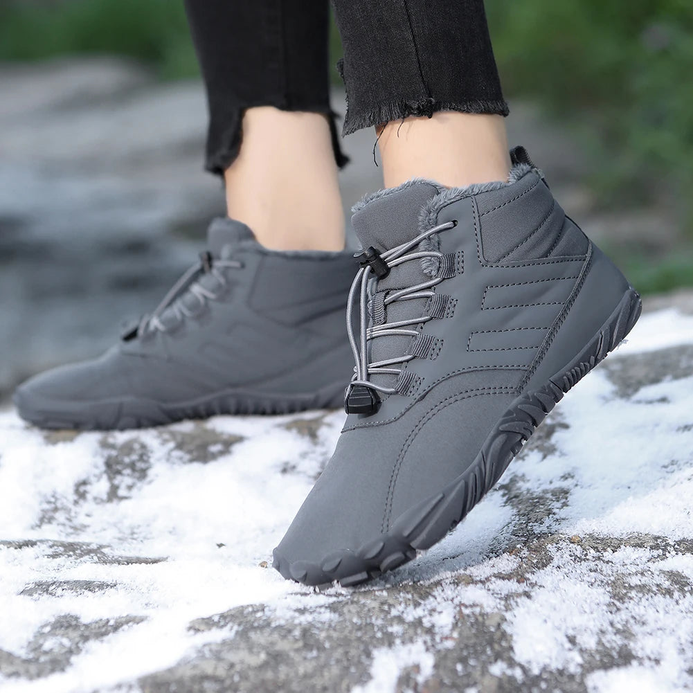 Men Women Thick snow boots waterproof shock-absorbing warm couple high-top