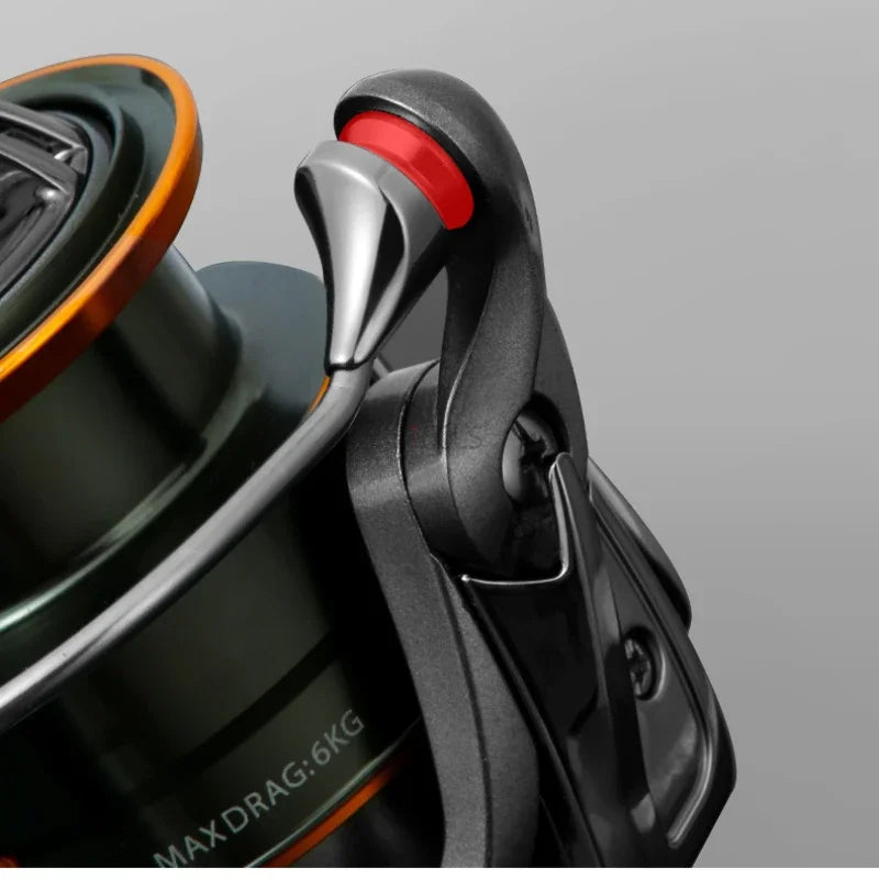 Spinning Fishing Reel VPG800-2500 Metal Lightweight 8+1 Ball Bearings 5.2:1 Gear Ratio