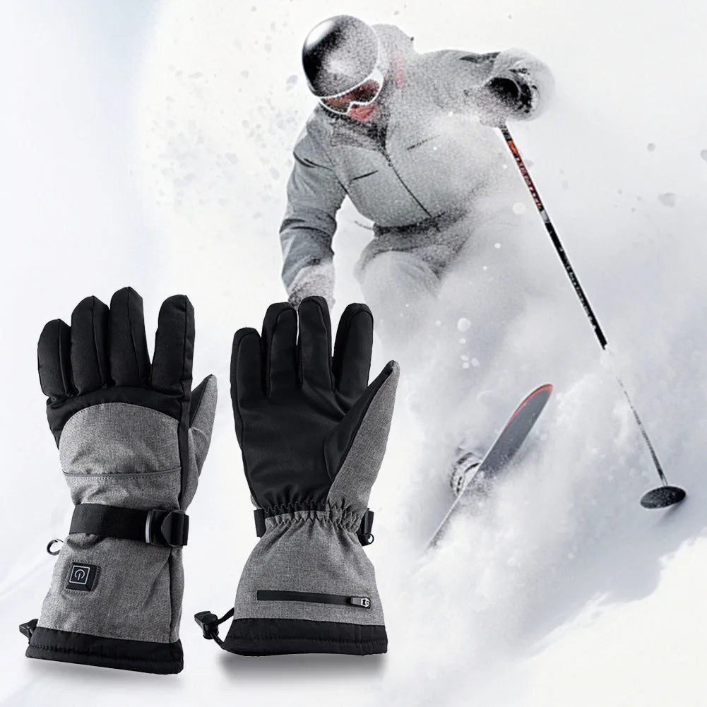 3/2/1pcs Electric Heated Motorcycle Gloves Touch Screen Hand Warmers Gloves for Men Women