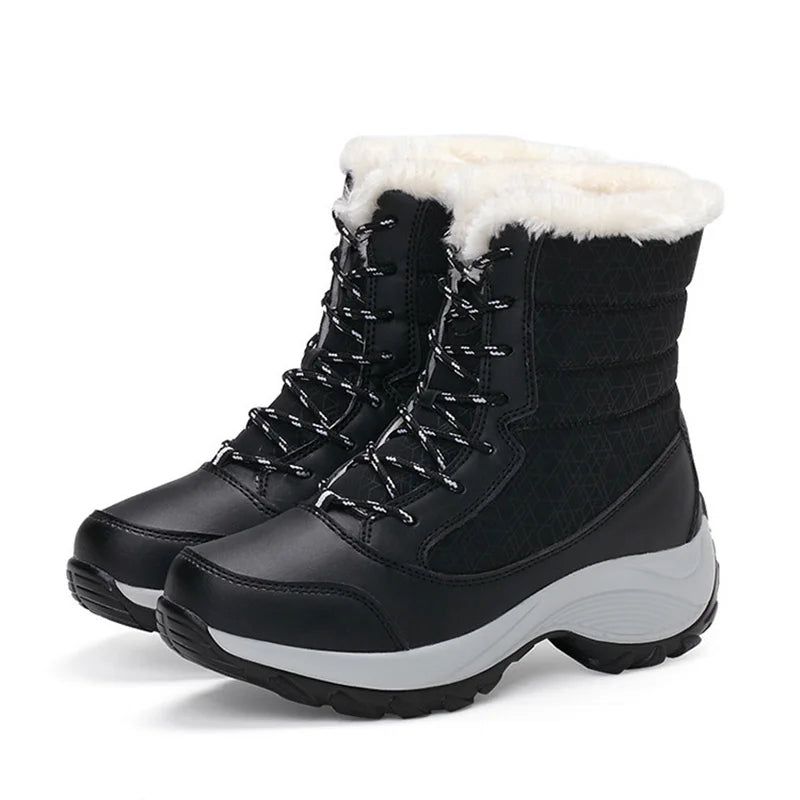 Snow Boots Women Flat Keep Warm Boots Casual
