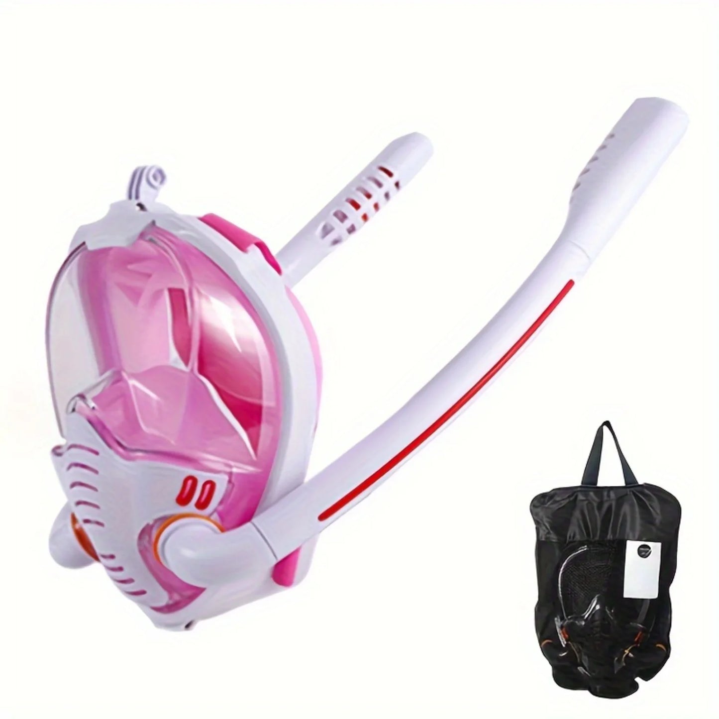 1pc Full Face Snorkel Mask with 180° Panoramic HD View | Adult Snorkeling Equipment