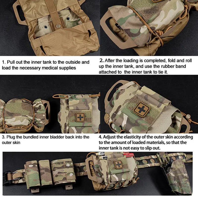Hunting EDC Medical Bag Molle Tactical Pouch First Aid Kits Outdoor Army