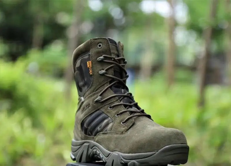 Climbing Outdoor Mens Work Safety Boots Camouflage Desert Boots  Outdoor Hiking Boots